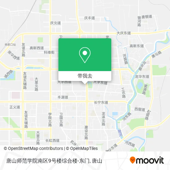 唐山师范学院南区9号楼综合楼-东门地图