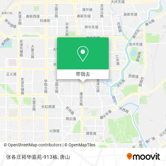 张各庄裕华嘉苑-913栋地图