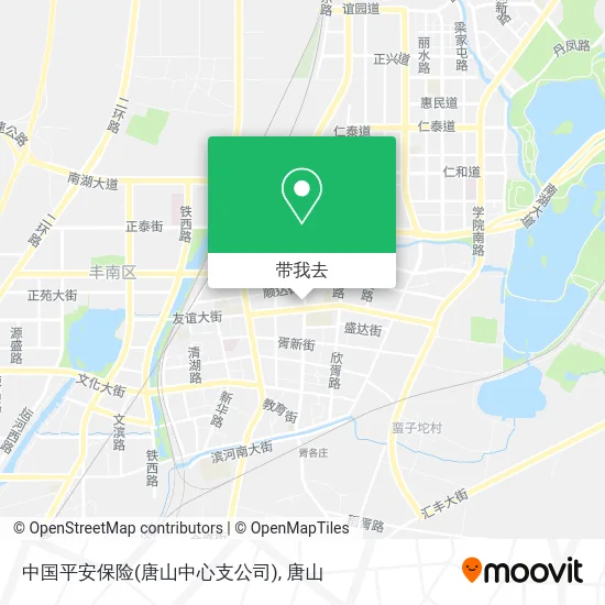 中国平安保险(唐山中心支公司)地图
