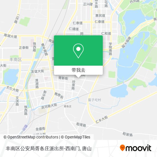 丰南区公安局胥各庄派出所-西南门地图