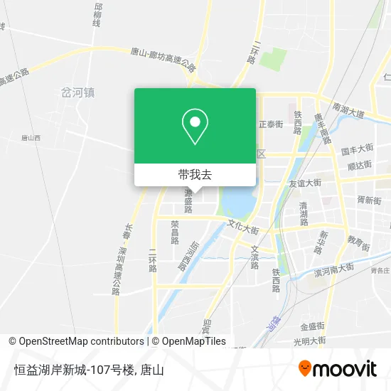 恒益湖岸新城-107号楼地图