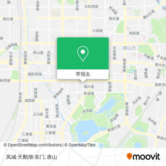 凤城·天鹅湖-东门地图