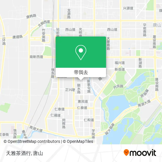 天雅茶酒行地图