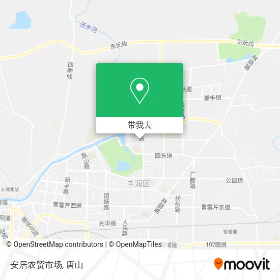安居农贸市场地图