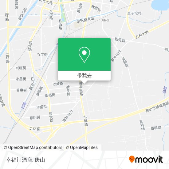 幸福门酒店地图