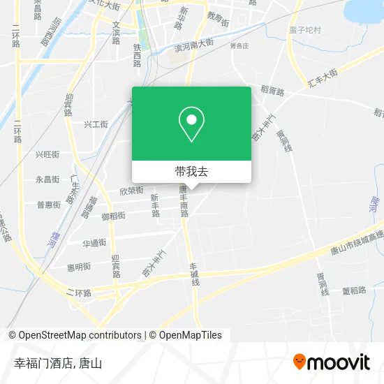 幸福门酒店地图