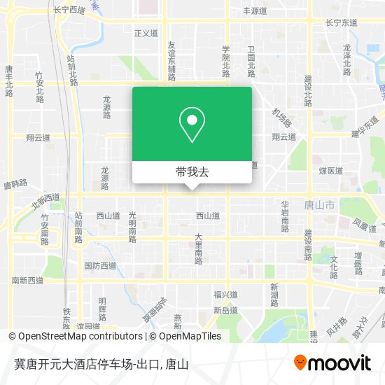 冀唐开元大酒店停车场-出口地图