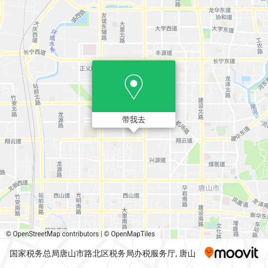 国家税务总局唐山市路北区税务局办税服务厅地图