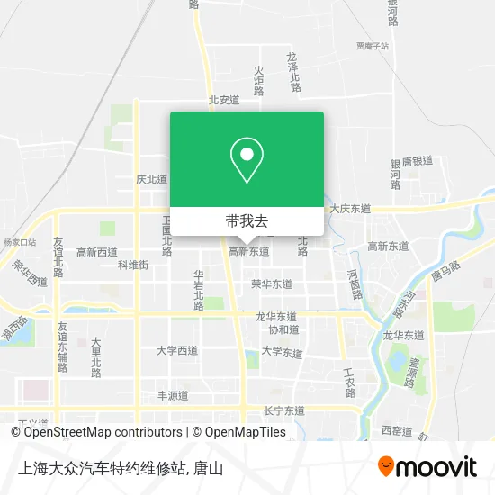 上海大众汽车特约维修站地图