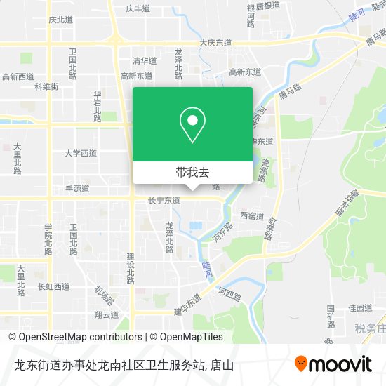 龙东街道办事处龙南社区卫生服务站地图