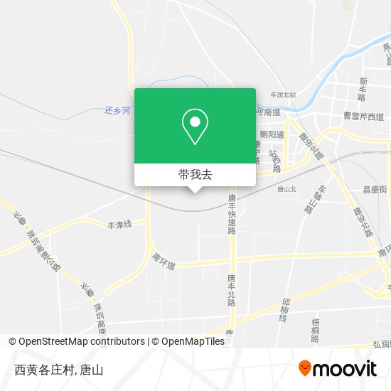 西黄各庄村地图