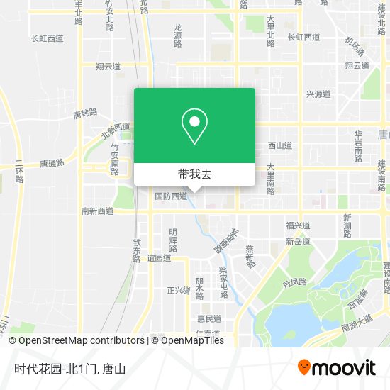 时代花园-北1门地图