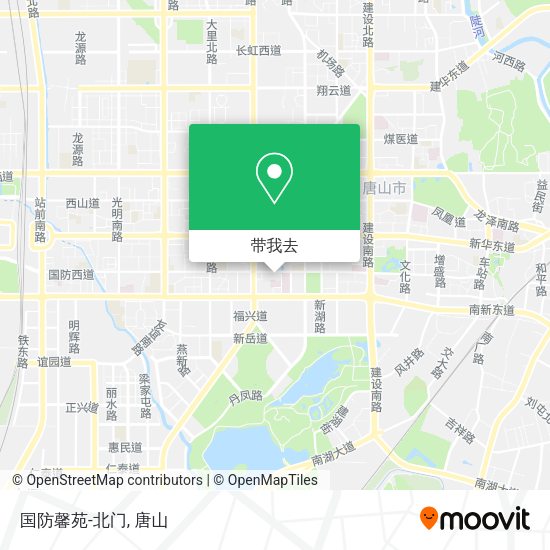 国防馨苑-北门地图