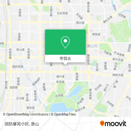 国防馨苑小区地图