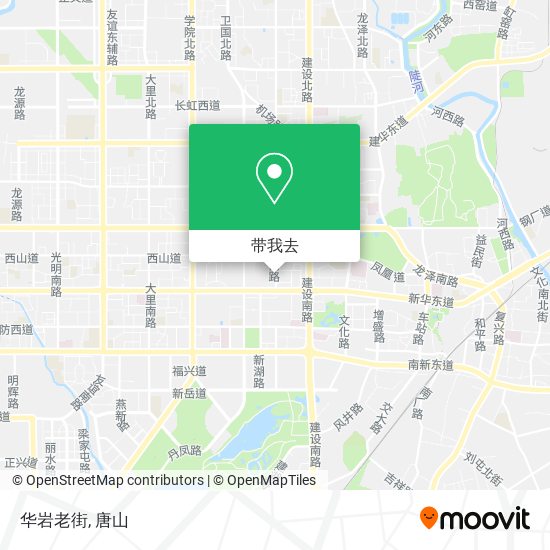 华岩老街地图