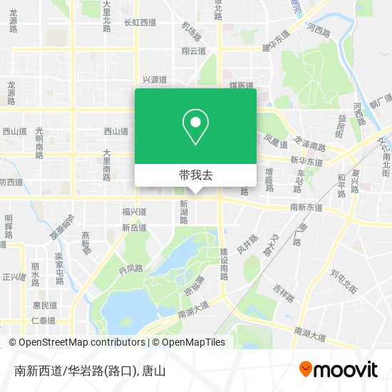 南新西道/华岩路(路口)地图