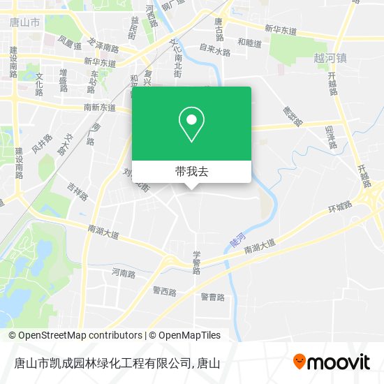 唐山市凯成园林绿化工程有限公司地图