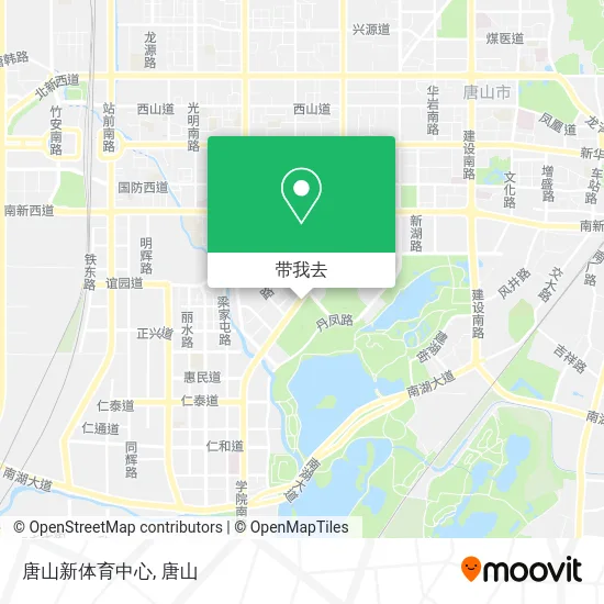 唐山新体育中心地图