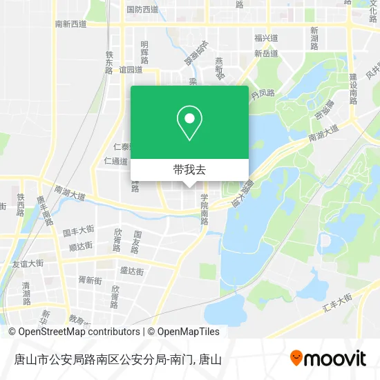 唐山市公安局路南区公安分局-南门地图