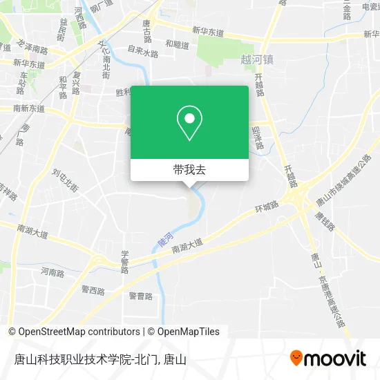 唐山科技职业技术学院-北门地图