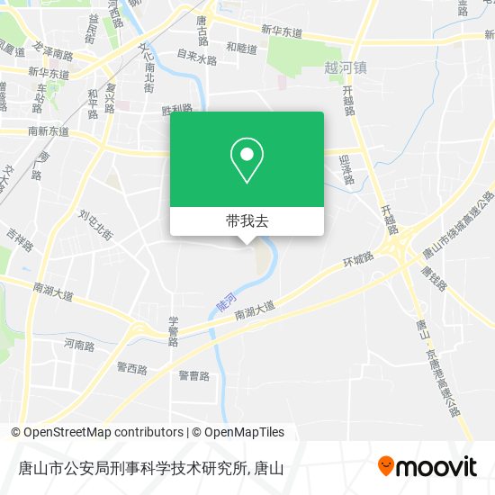 唐山市公安局刑事科学技术研究所地图