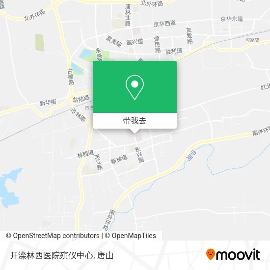 开滦林西医院殡仪中心地图