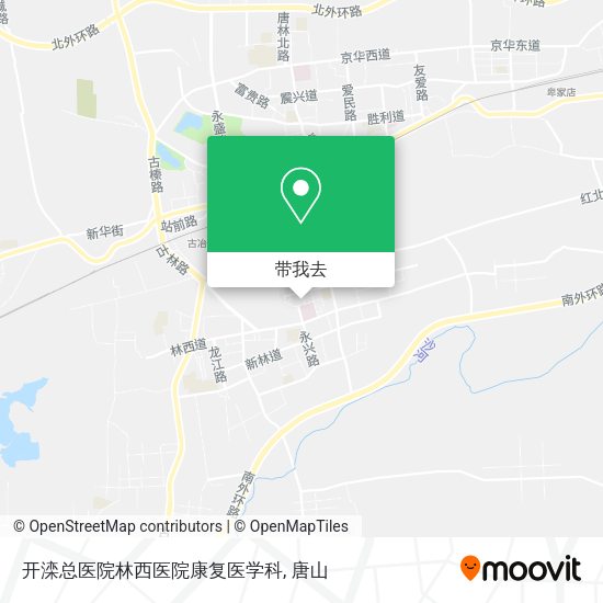 开滦总医院林西医院康复医学科地图