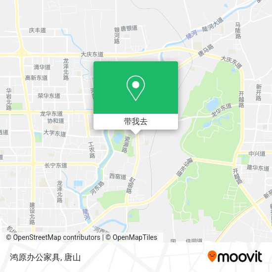 鸿原办公家具地图