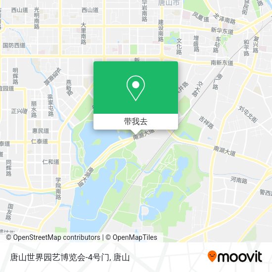 唐山世界园艺博览会-4号门地图