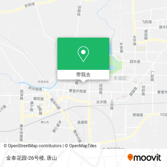 金泰花园-26号楼地图