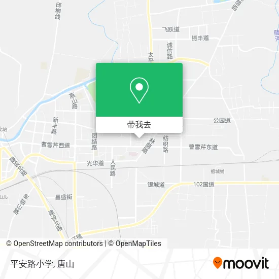 平安路小学地图