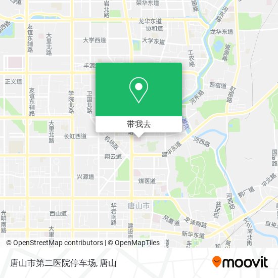 唐山市第二医院停车场地图