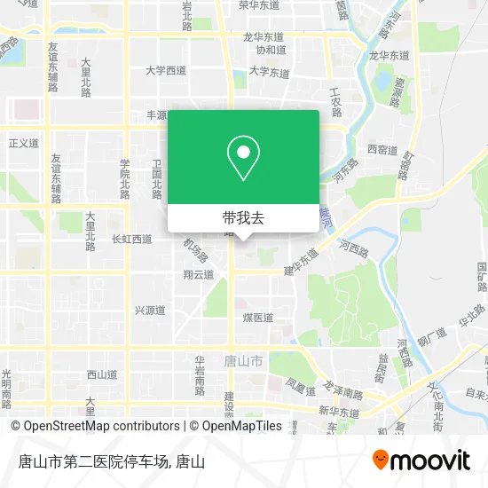 唐山市第二医院停车场地图