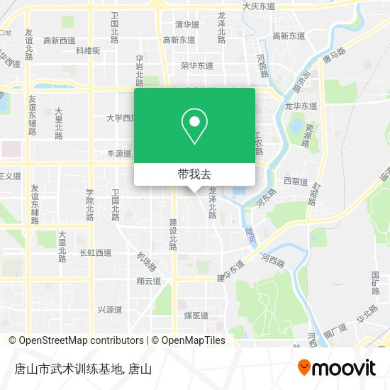 唐山市武术训练基地地图