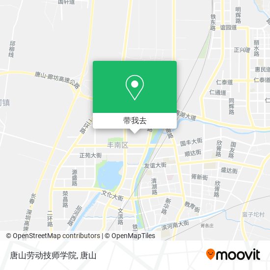 唐山劳动技师学院地图