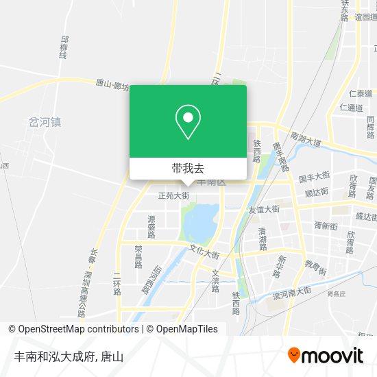 丰南和泓大成府地图