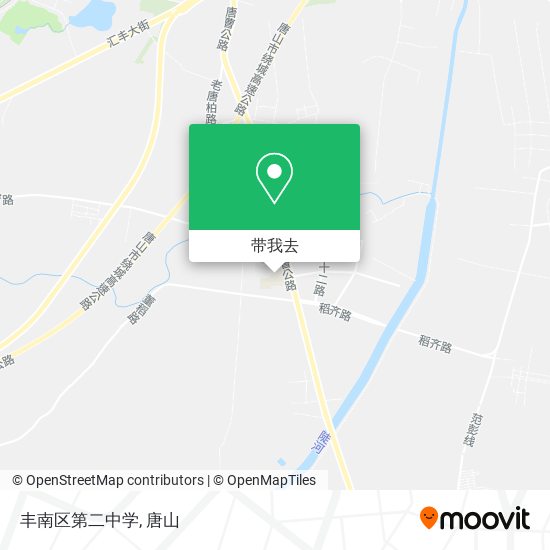 丰南区第二中学地图