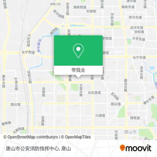 唐山市公安消防指挥中心地图