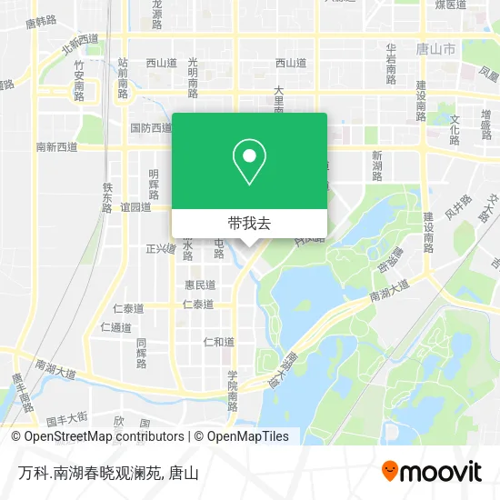 万科.南湖春晓观澜苑地图