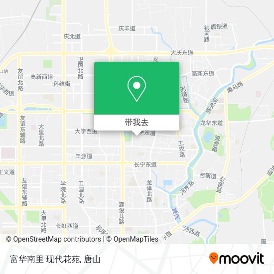 富华南里 现代花苑地图