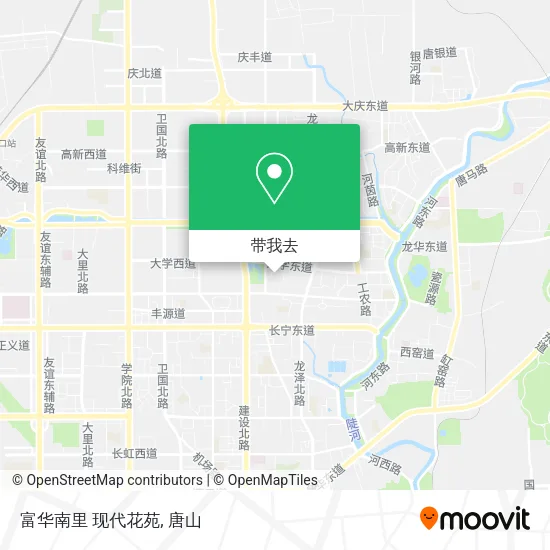 富华南里 现代花苑地图