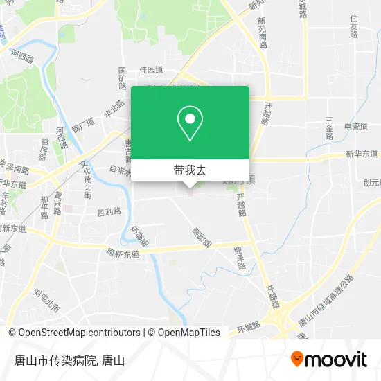 唐山市传染病院地图