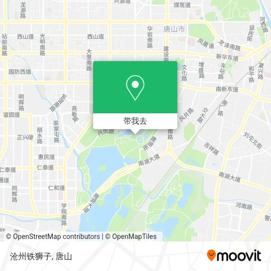 沧州铁狮子地图