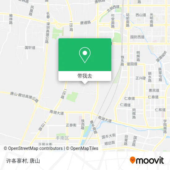 许各寨村地图