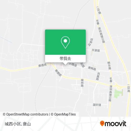 城西小区地图