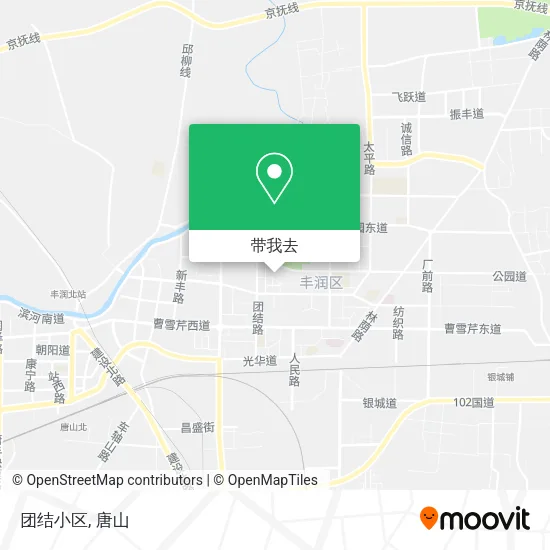 团结小区地图