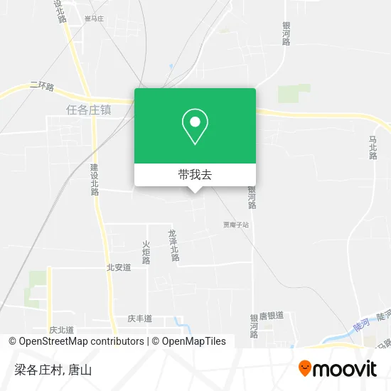 梁各庄村地图