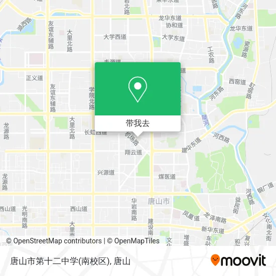 唐山市第十二中学(南校区)地图