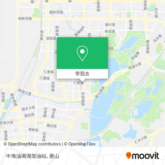 中海油南湖加油站地图