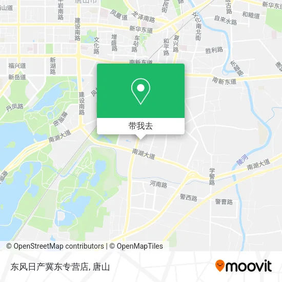 东风日产冀东专营店地图